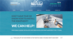 Desktop Screenshot of ocmarineinstallation.com